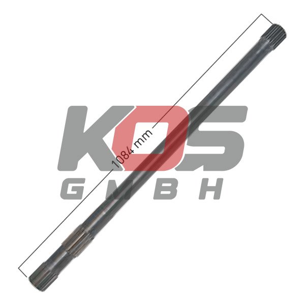 Drive Shaft, Differential L=1084 mm / Çift Frezeli / D.Lock - 10111619