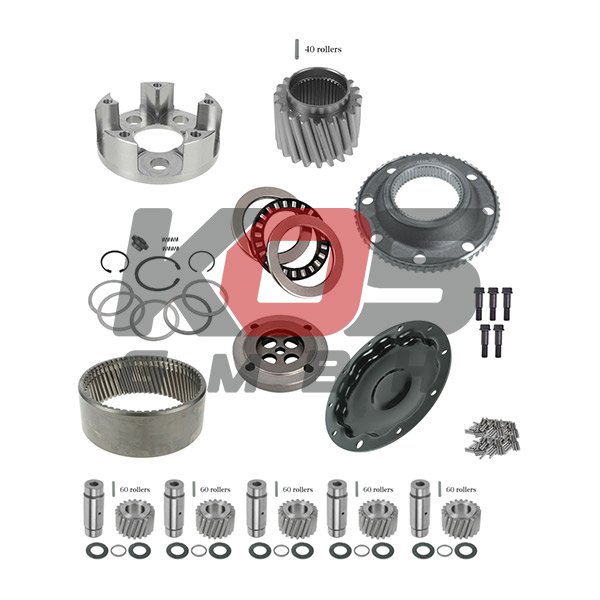 Полукомплект корпуса дифференциала в сборе 20T / RH / Small Diff. - 10104723