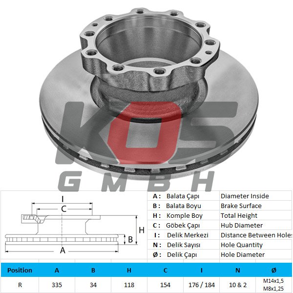 Brake Disc / Rear  - 10111974