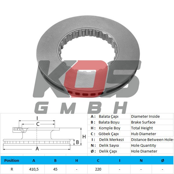 Brake Disc / Rear  - 10112952