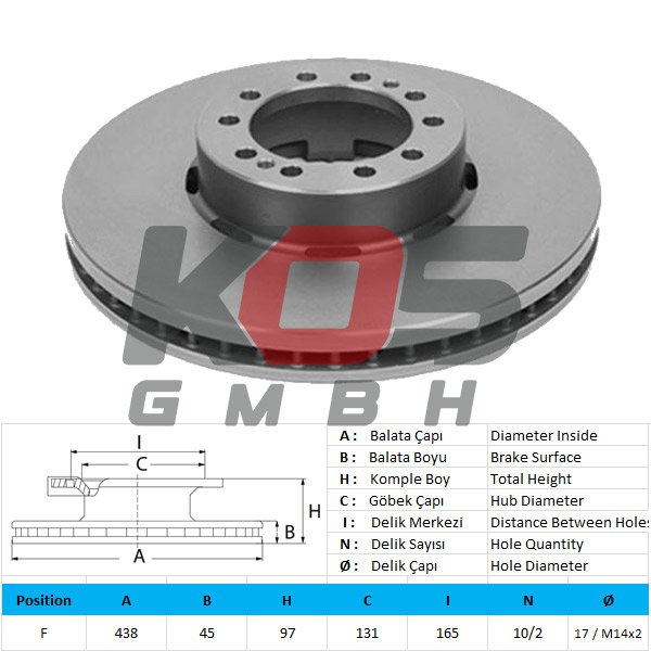 Brake Disc / Front  - 10112715