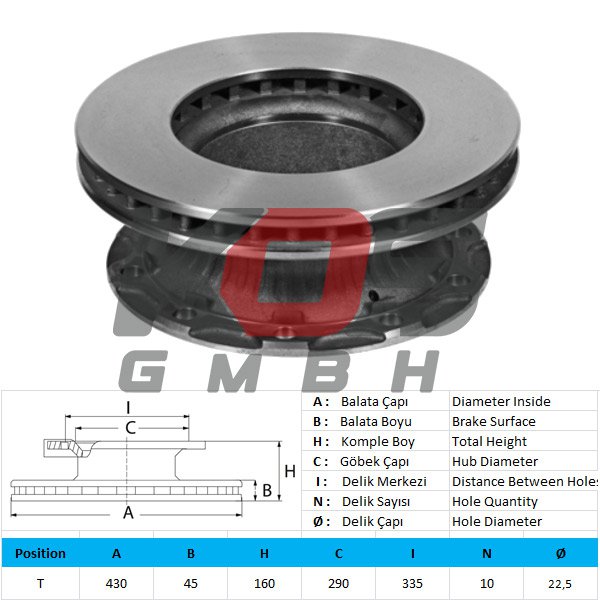 Brake Disc  - 10111059