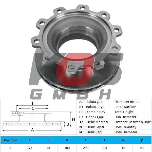 Brake Disc  - 10111069