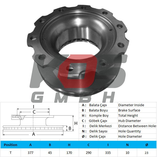 Brake Disc  - 10111070